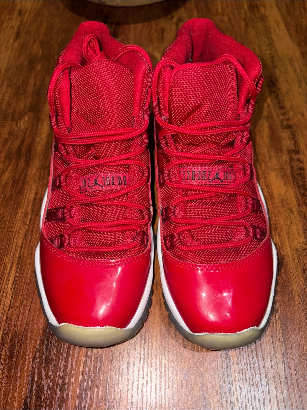 Jordan Retro 11 -Cherry High-Top Athletic Sneakers